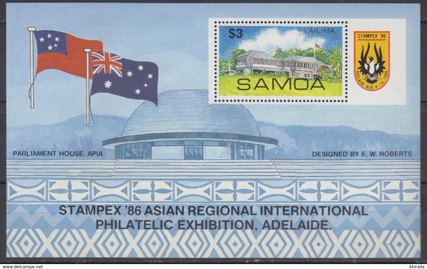 SAMOA      1986      BF    38         COTE      7 , 00     EUROS - Samoa