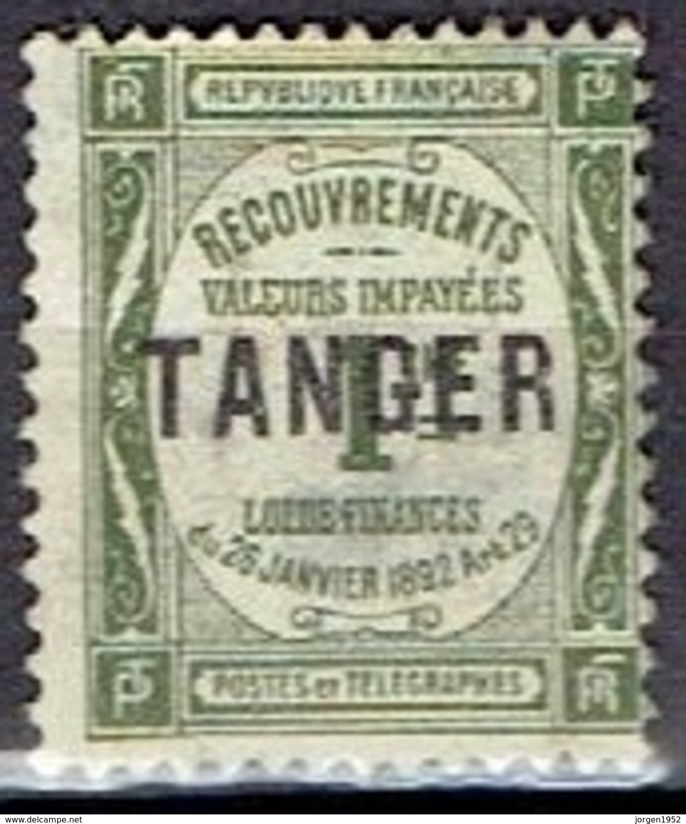 FRANCE # MOROCCO TELEGRAPHES TANGER - Timbres-taxe