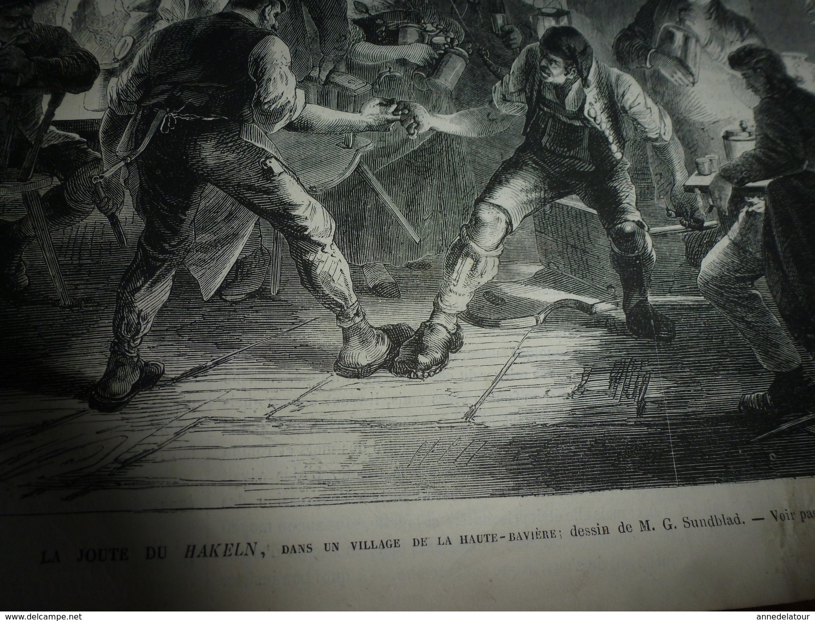 1868 Gare TURIN pl Carlo-Félice;Joute HAKELN,Allemagne;Lissa;Baie de Taboga (PANAMA);Chanson SARAH la GRISE;Foire-jambon