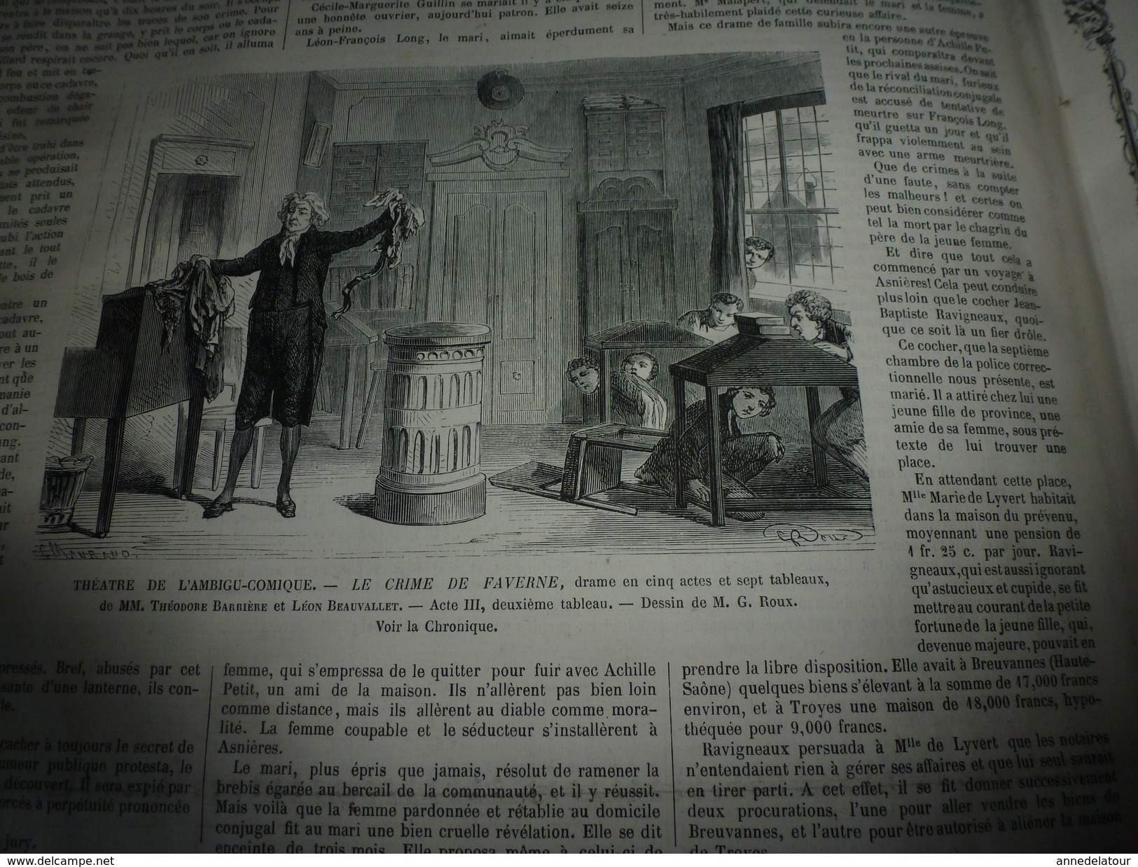 1868 Gare TURIN pl Carlo-Félice;Joute HAKELN,Allemagne;Lissa;Baie de Taboga (PANAMA);Chanson SARAH la GRISE;Foire-jambon