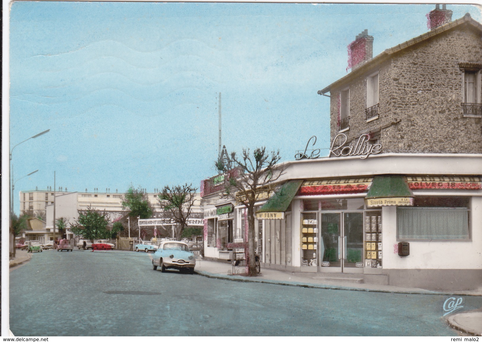 CPSM    AULNAY Sous BOIS 93  Le Rallye Et Garage C.N.E.A. - Aulnay Sous Bois