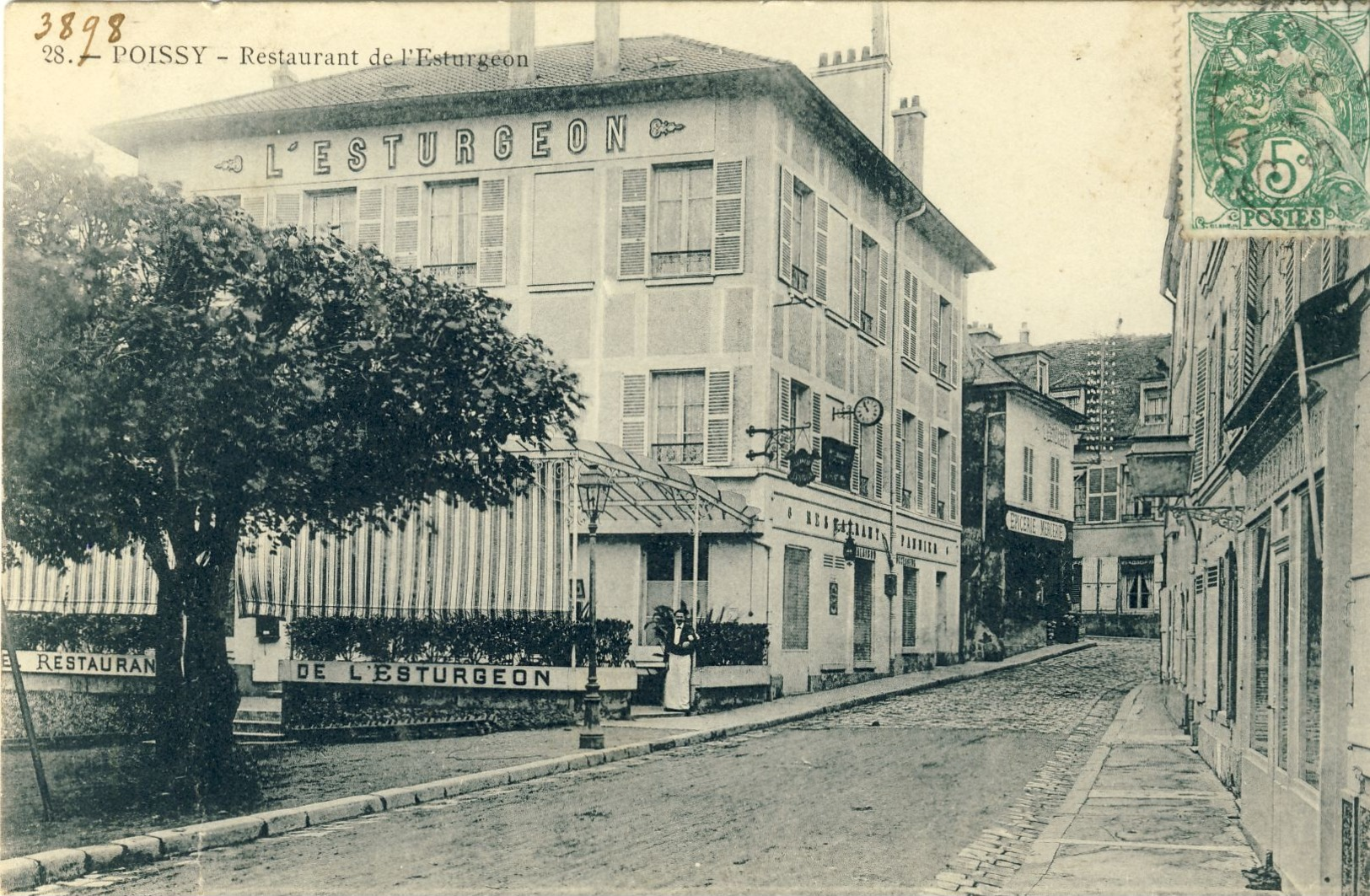 POISSY -- RESTAURANT  DE  L'ESTURGEON - Poissy