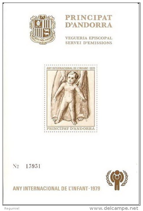 Andorra Vegueria Año Del Niño 1979 - Viguerie Episcopale