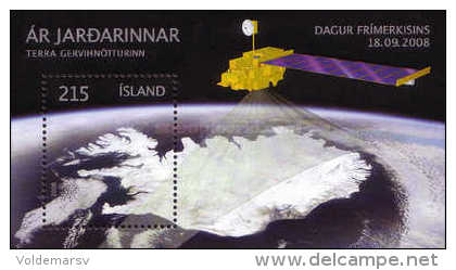 Iceland 2008 Mih. 1213 (Bl.45) Space. International Year Of The Planet Earth MNH ** - Nuovi