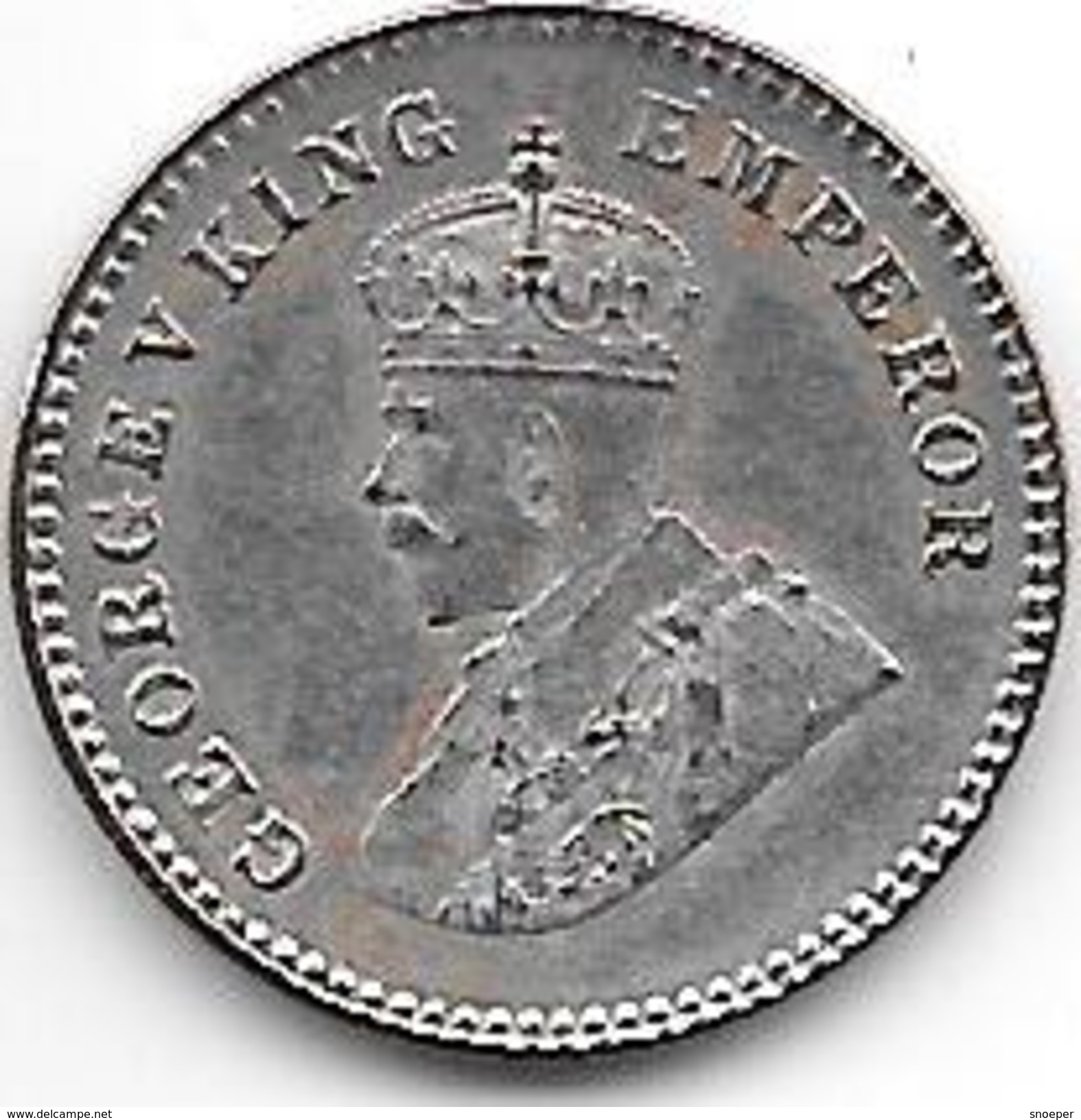 *britisch  India 1/12 Anna   1926 C Km 509   Unc!!!! With Silver Coating - Inde