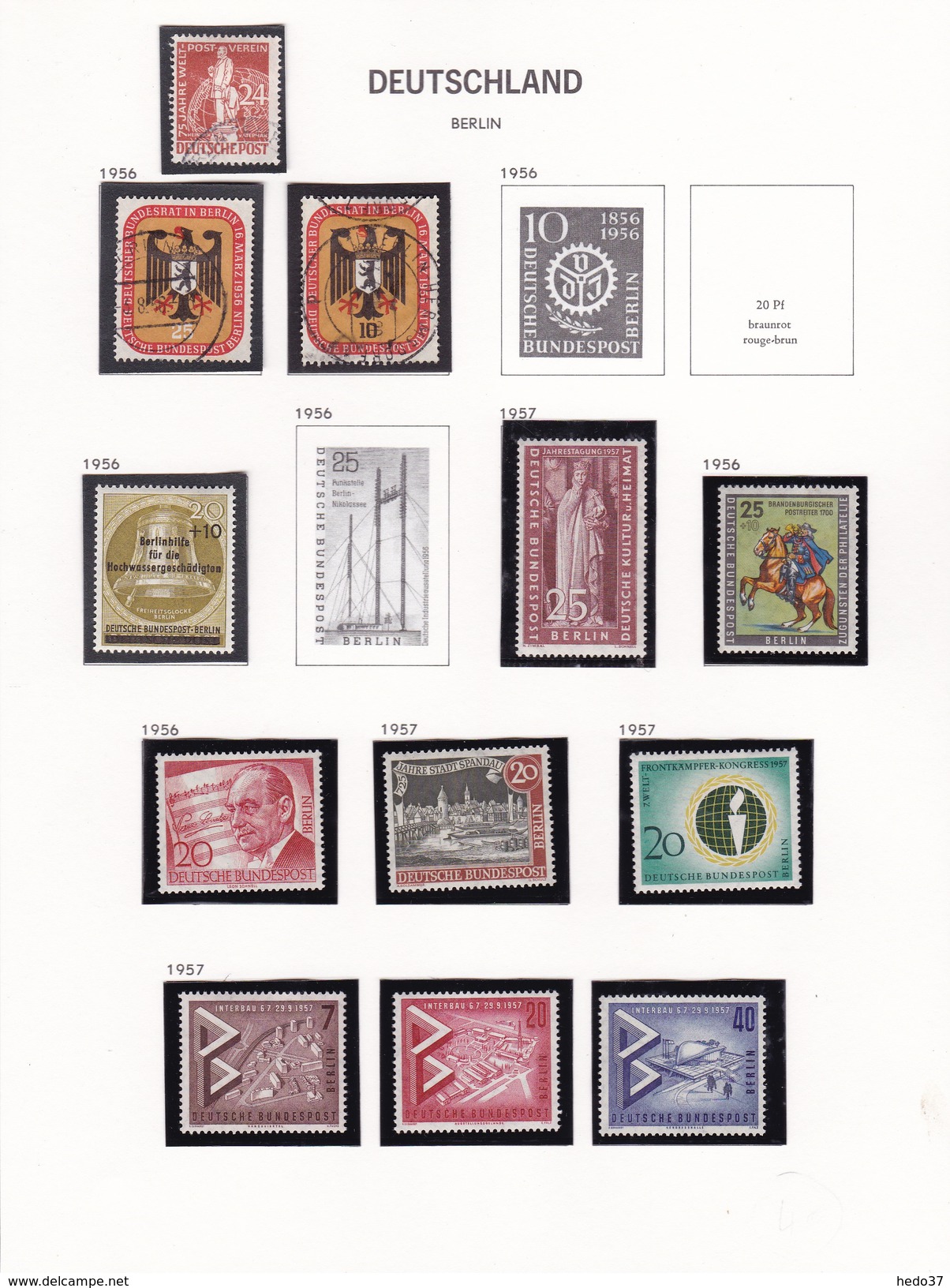 Berlin - Collection Vendue Page Par Page - Timbres Neufs **/*/oblitérés - Neufs