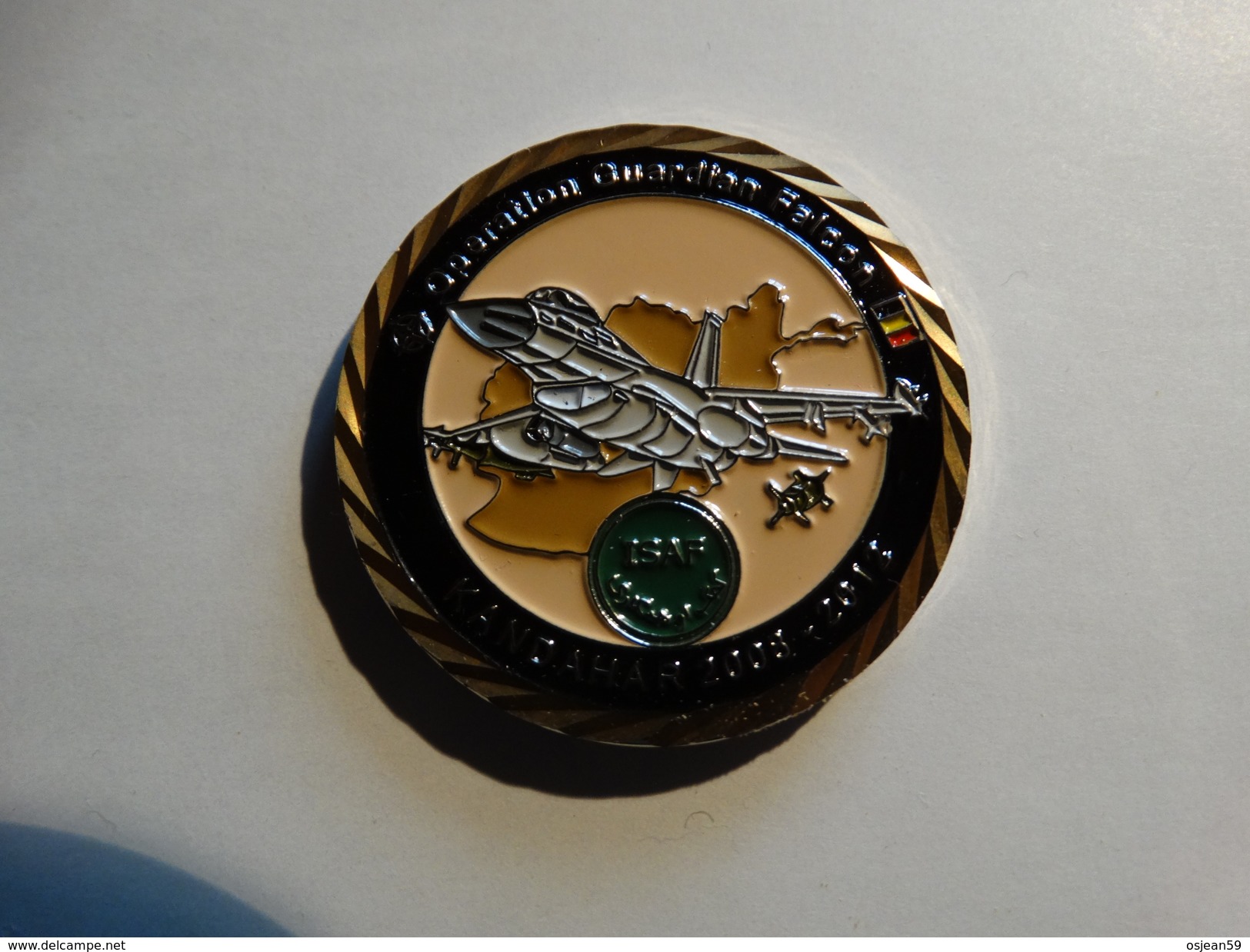 Coin ISAF Avec F16 Afganistan - Aviation