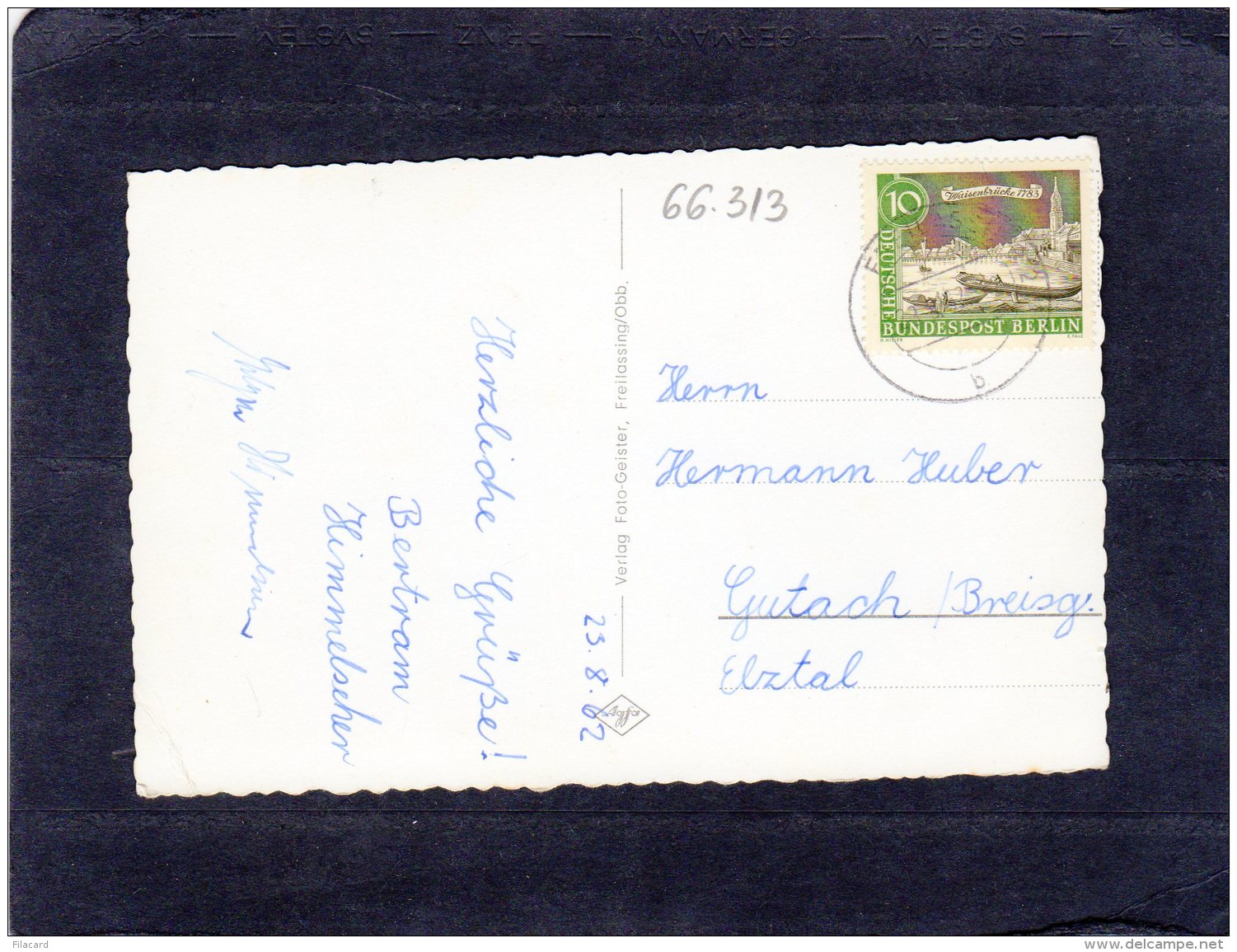 66313   Germania,  Freilassing/Obb.,  Blick Zum  Untersberg,  VG  1962 - Freilassing