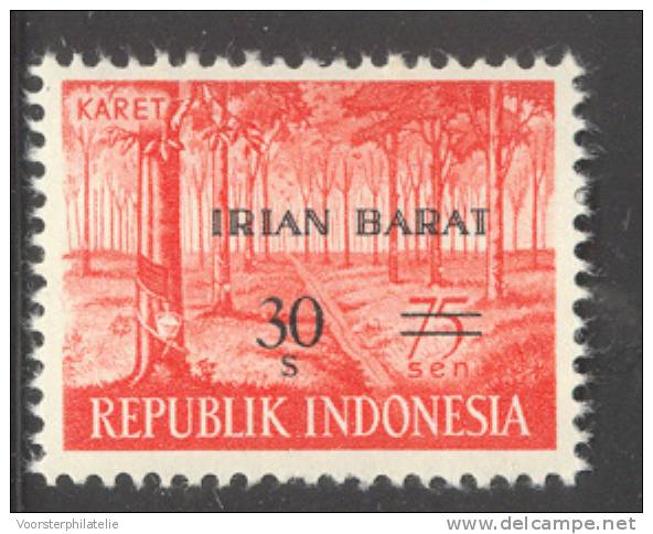 INDONESIA IRIAN BARAT 1963 ZBL 9 MNH POSTFRIS ** NEUF - Indonesien