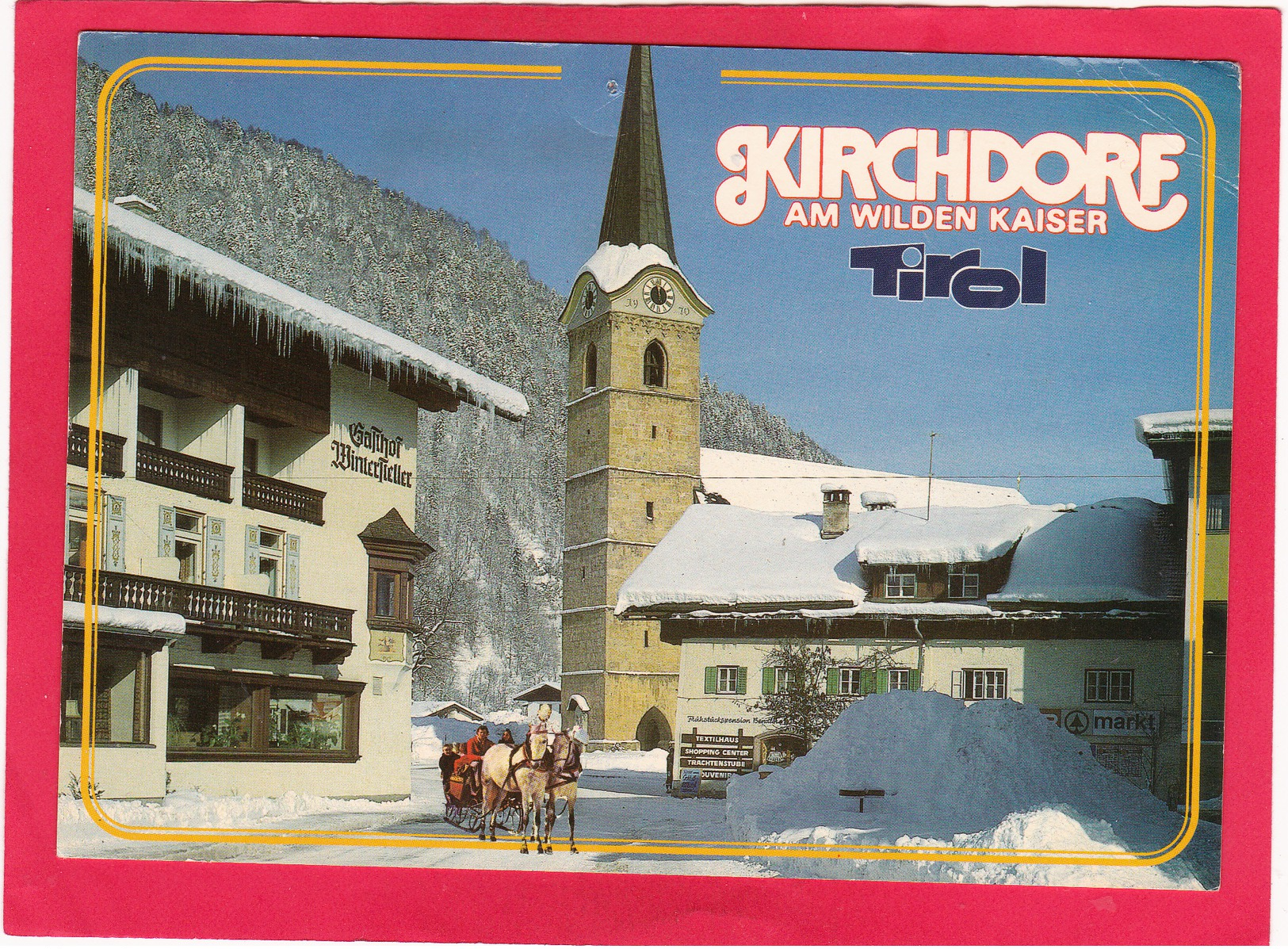 Modern Multi Post Card Of Kirchdorf Am Wilden Kaiser In Tirol,Posted With Stamp,D8. - Other & Unclassified