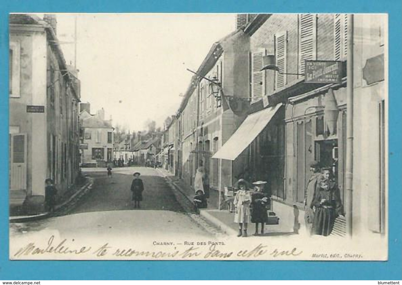 CPA - Rue Des Ponts CHARNY 89 - Charny