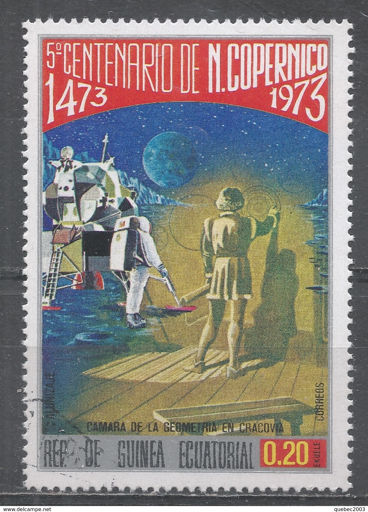 Equatorial Guinea 1974. Scott #7404 (U) Copernicus, 500th Birth Anniv. - Guinée Equatoriale