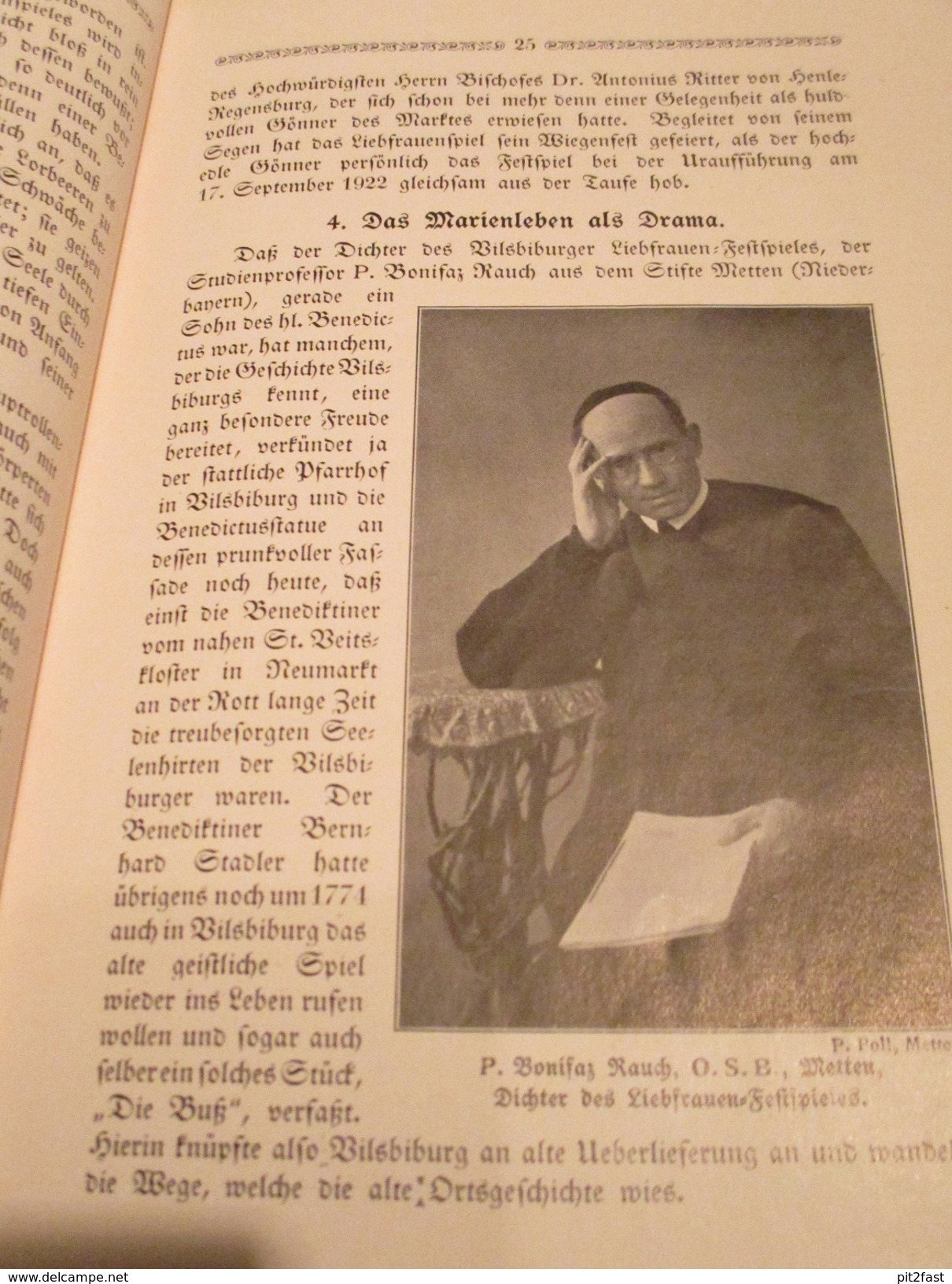 Vilsbiburg - Liebfrauenfestspiel , 1924 , Antonius Ritter von Henle , 129 Seiten , Bayern !!!