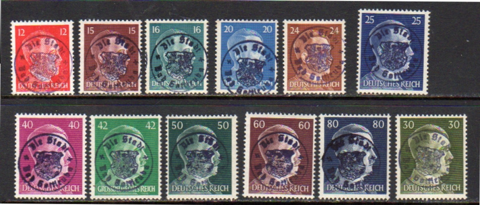 Bad GOTTLEUBA 12 MNH Stamps Mi 8-19  (od16) - Other & Unclassified