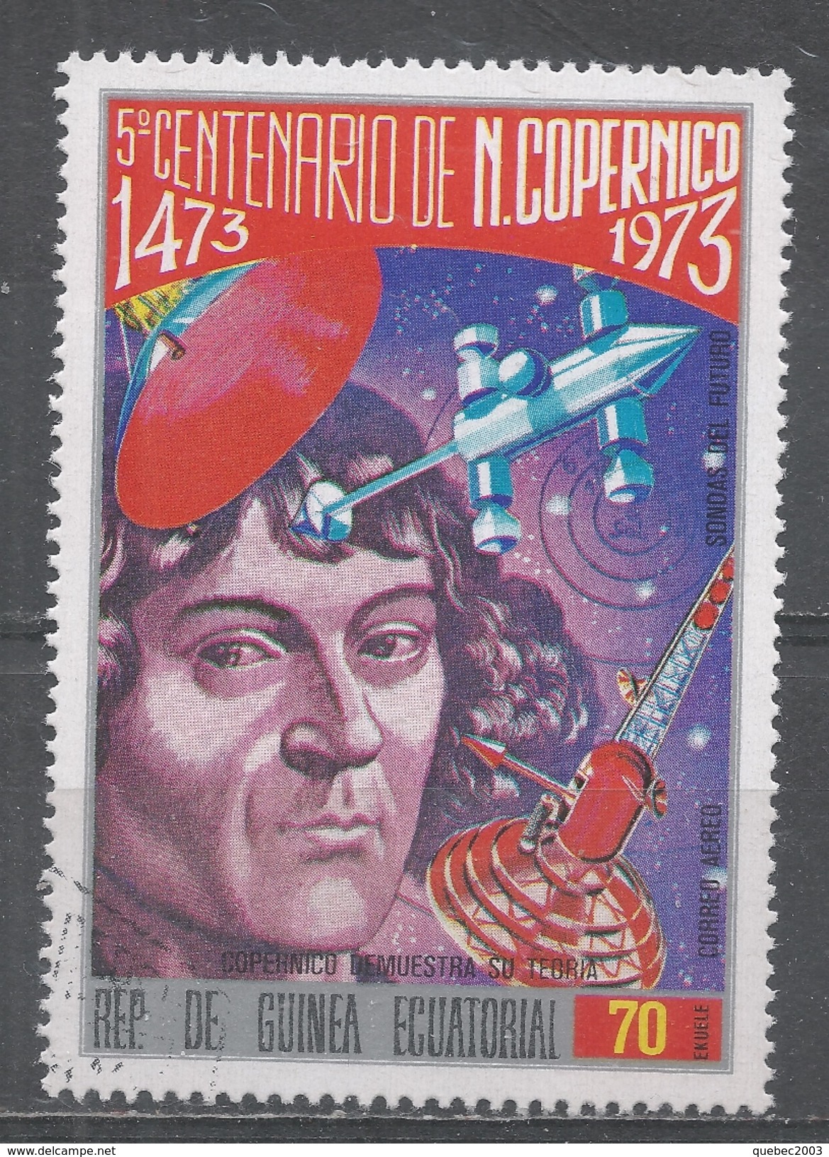 Equatorial Guinea 1974. Scott #7407 (U) Copernicus, 500th Birth Anniv. - Guinée Equatoriale