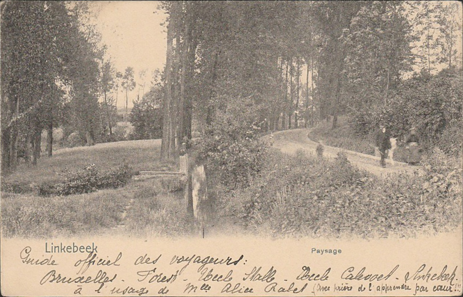 Linkebeek Paysage  1907  Ralet - Linkebeek