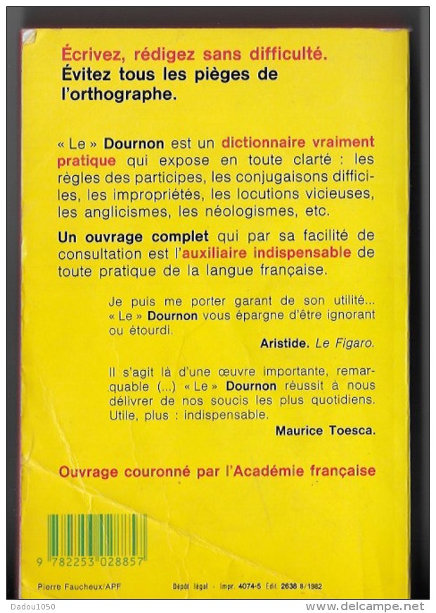 Le Dournon 1982 - Dictionnaires