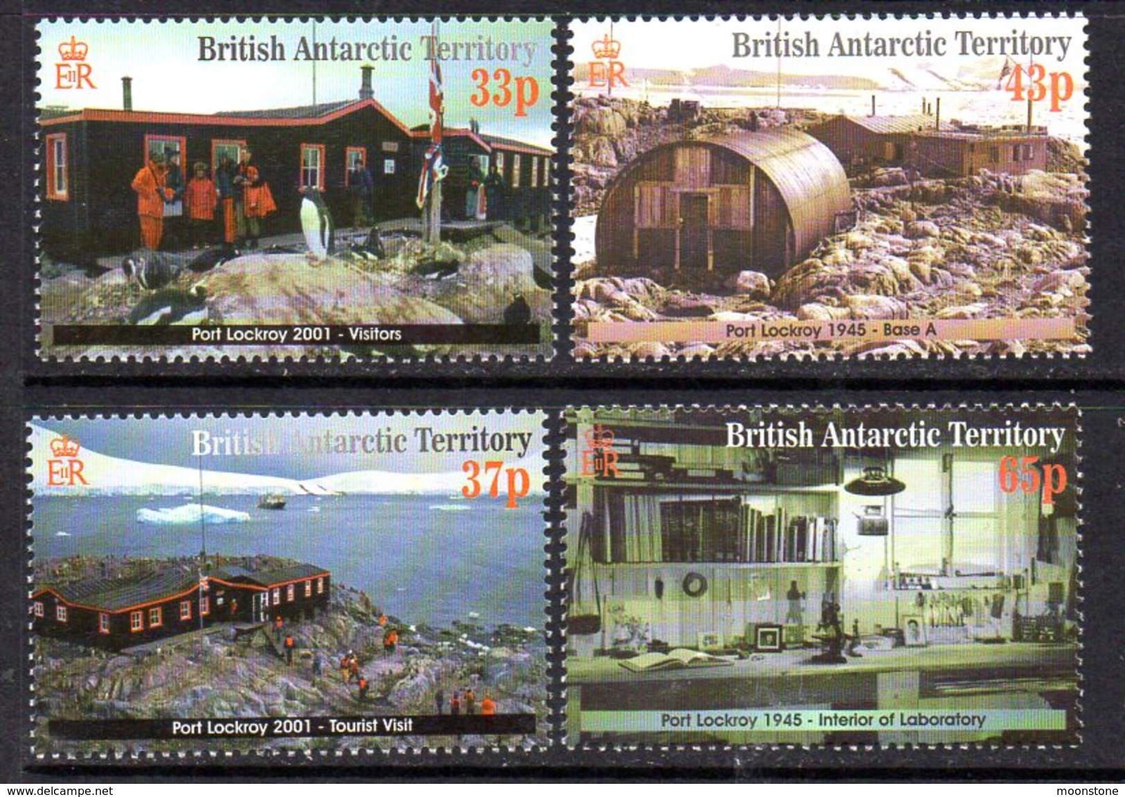 British Antarctic Territory BAT 2001 Restoration Of Port Lockroy Set Of 4, MNH - Ongebruikt