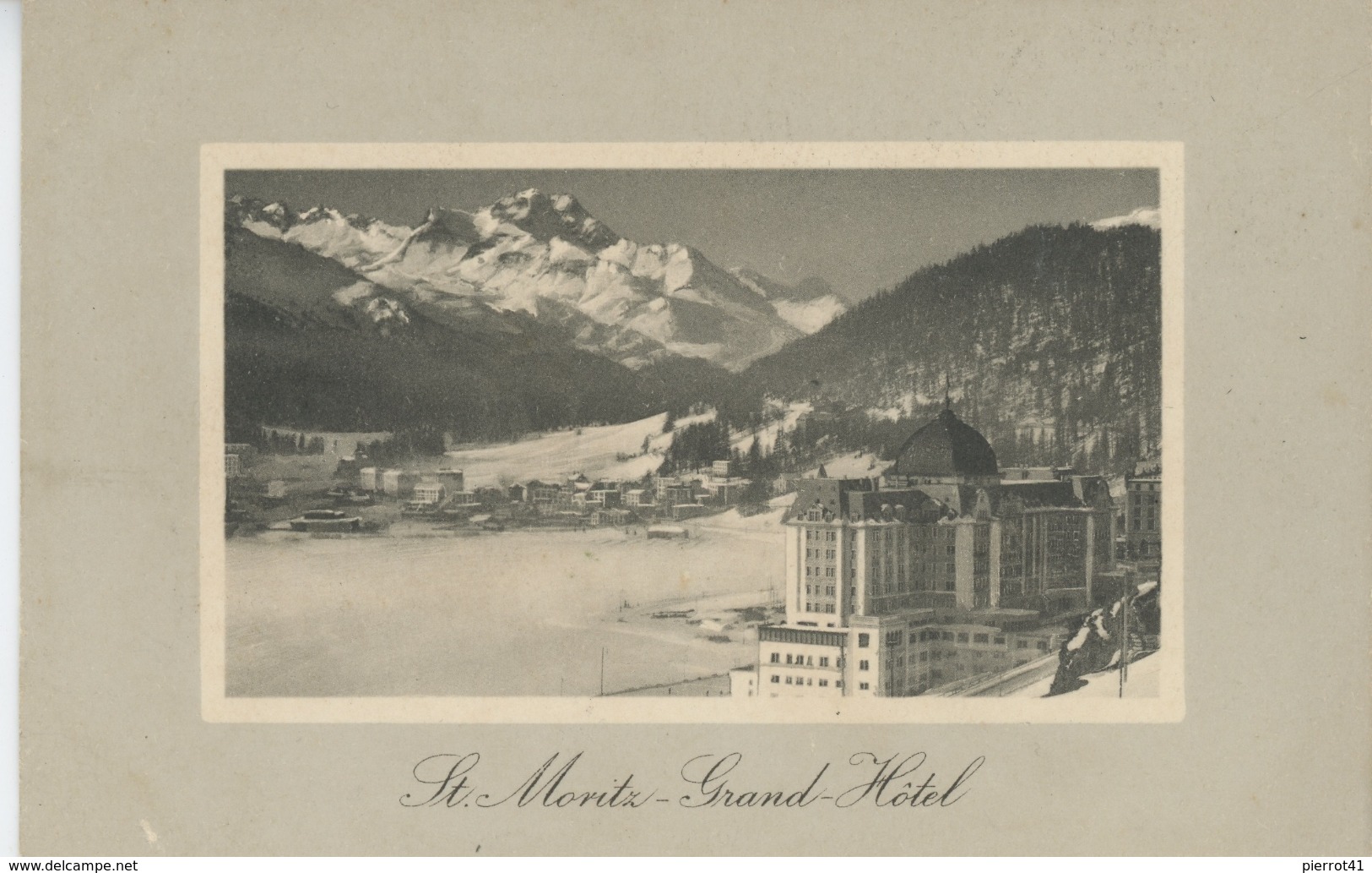 SUISSE - ST MORITZ - GRAND HOTEL - St. Moritz