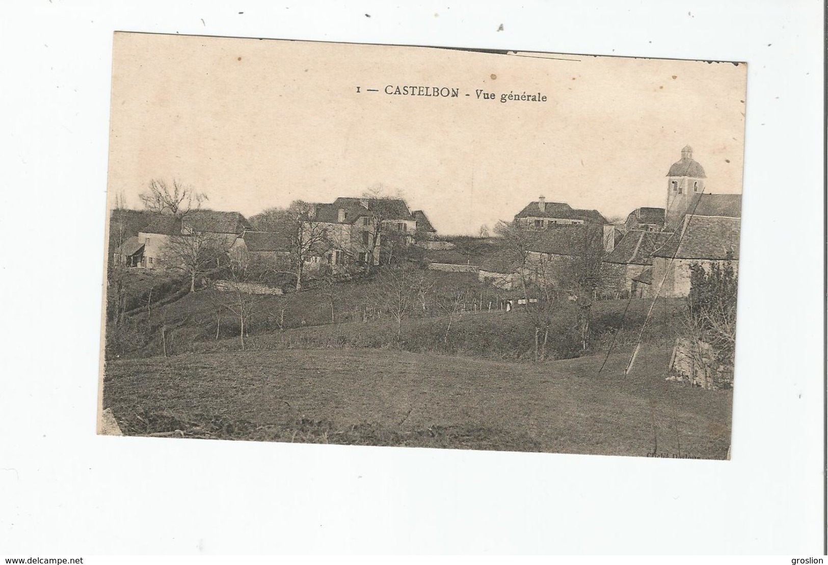 CASTELBON (CASTETBON 64)  1 VUE GENERALE - Autres & Non Classés