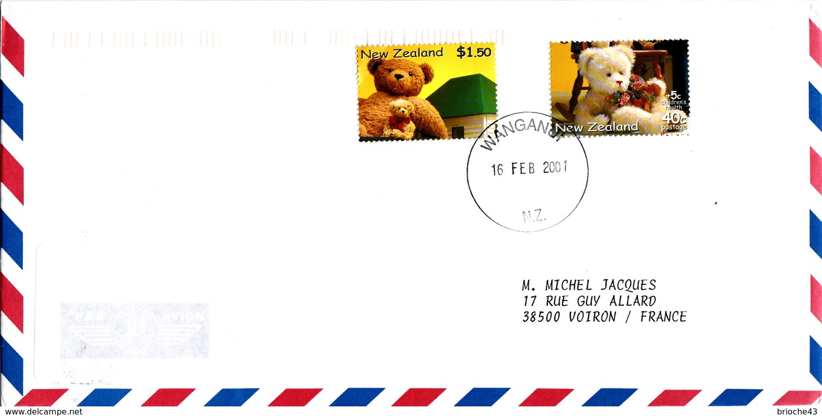 LETTRE COVER NEW ZELAND WANGANUI - CHILDREN HEALTH - Other & Unclassified