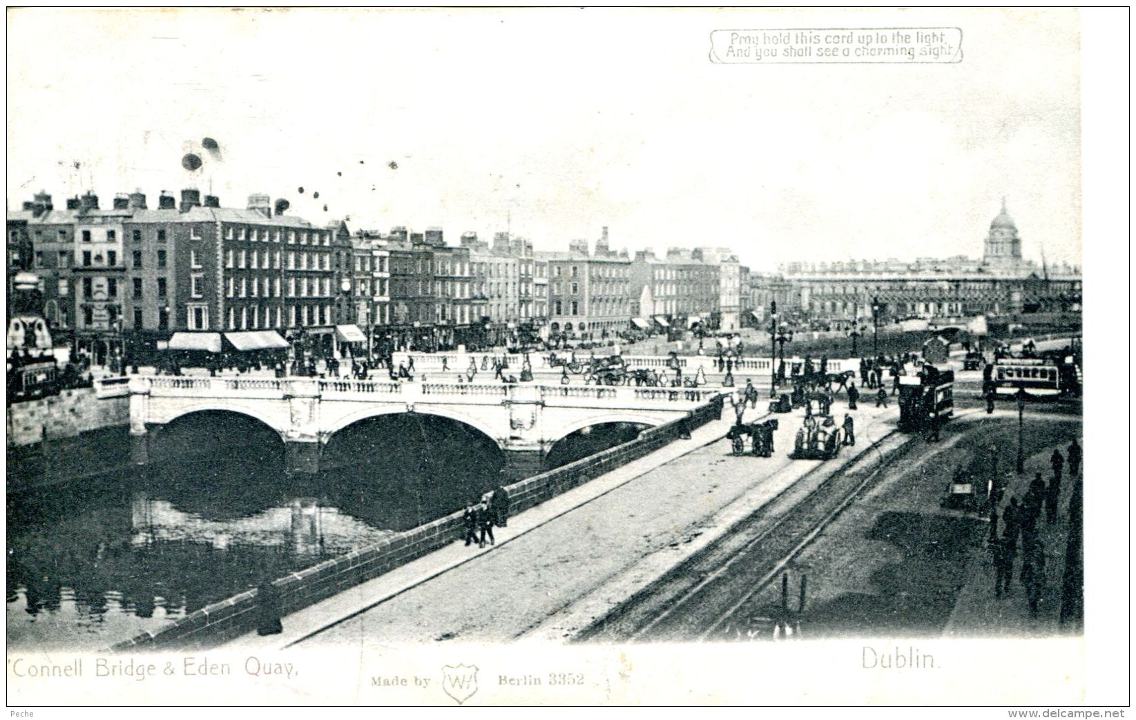 N°29713 -cpa Dublin -connell Bridge Et Eden Quay- - Dublin