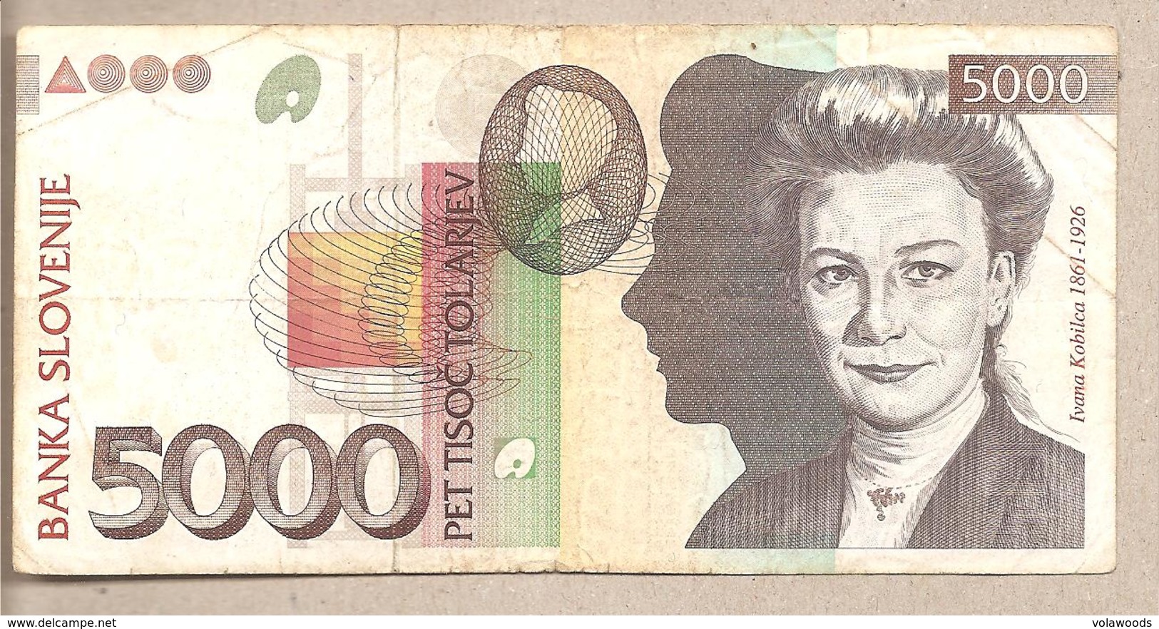 Slovenia - Banconota Circolata Da 5.000 Talleri - 1993 - Slovénie