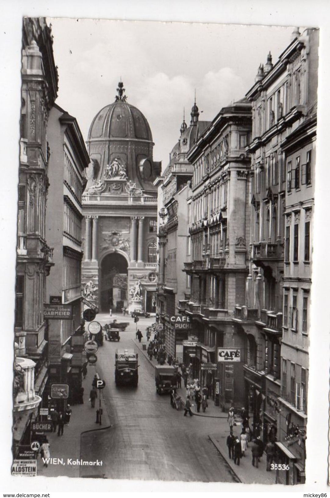 Autriche-- VIENNE--1959--Kohlmarkt (animée,nombreuses Voitures ,camions)  Cpsm 14 X 9 éd PAG - Autres & Non Classés