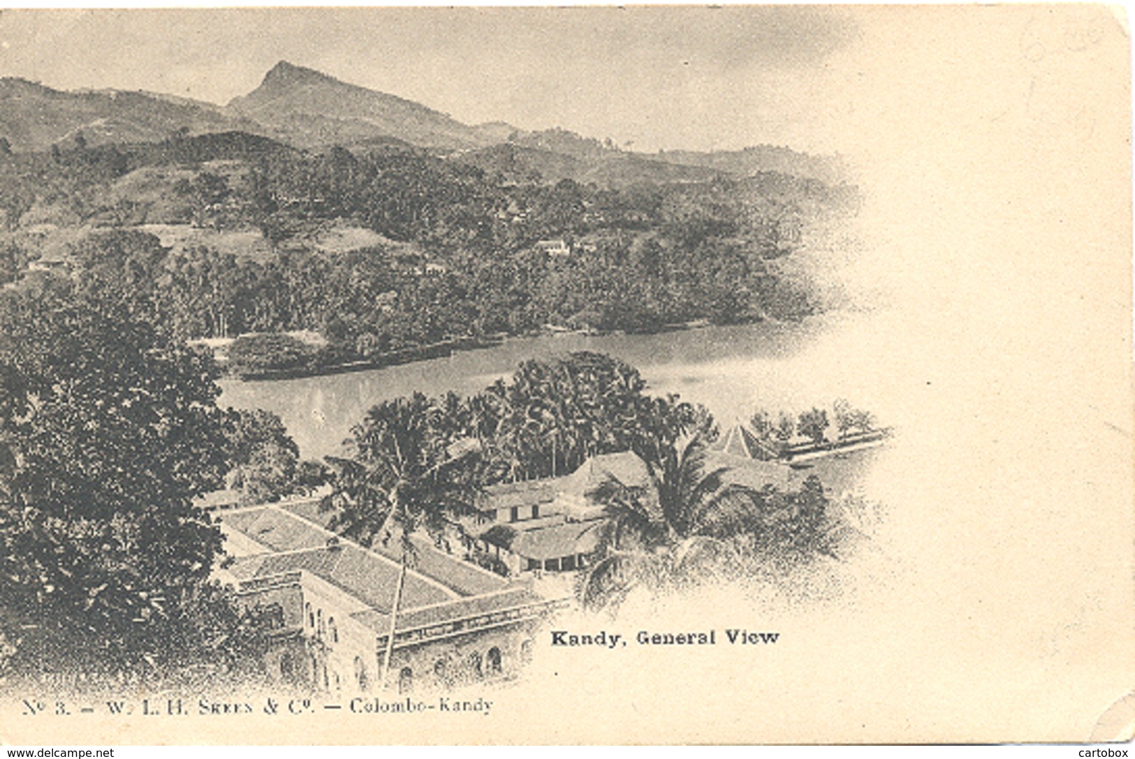 Ceylon, Kandy, General View  (Sri Lanka)  (Ceylan) - Sri Lanka (Ceylon)