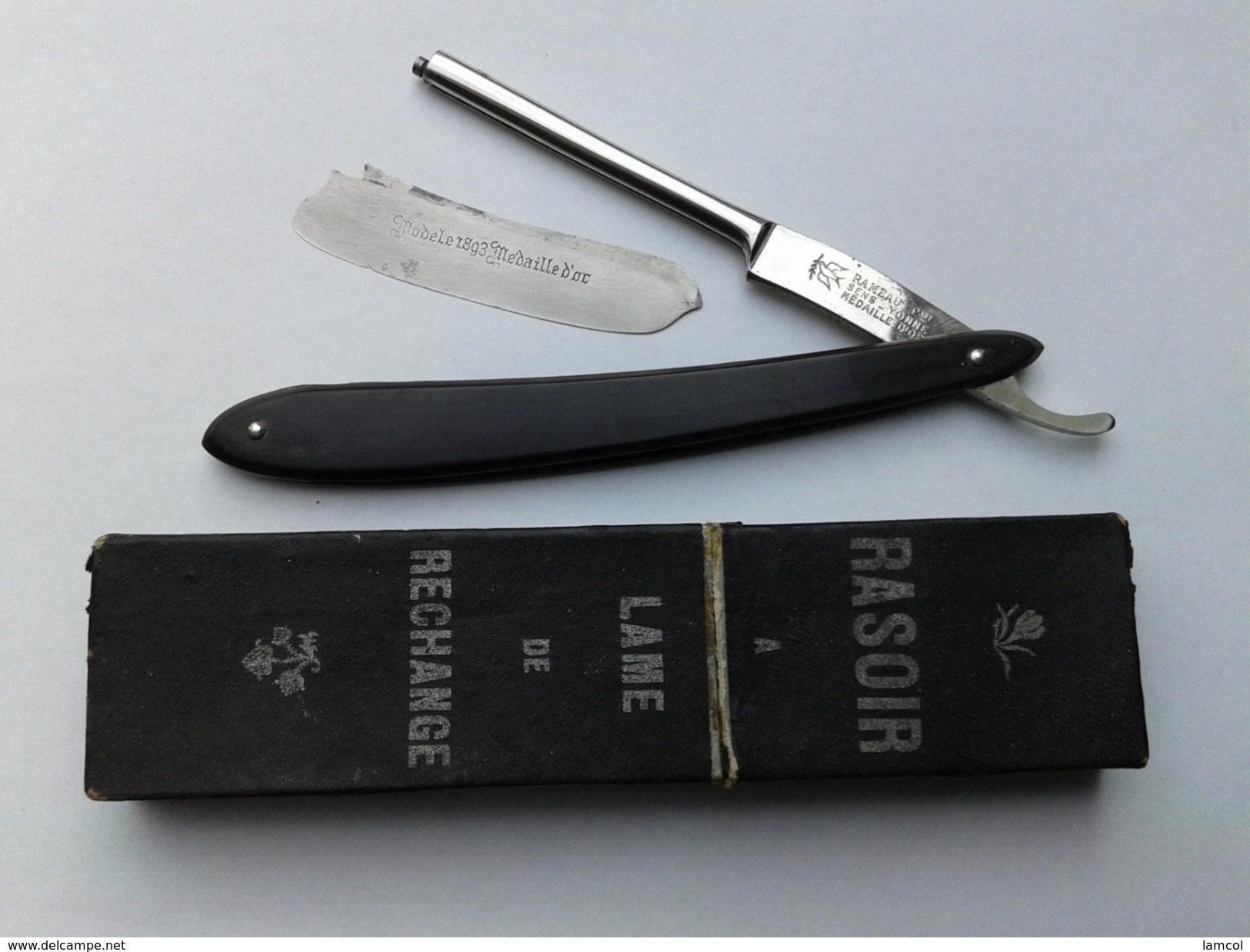 Rasoir Droit Barbier RAMEAU Lame Amovible- French Straight Razor Removable Blade - Autres & Non Classés