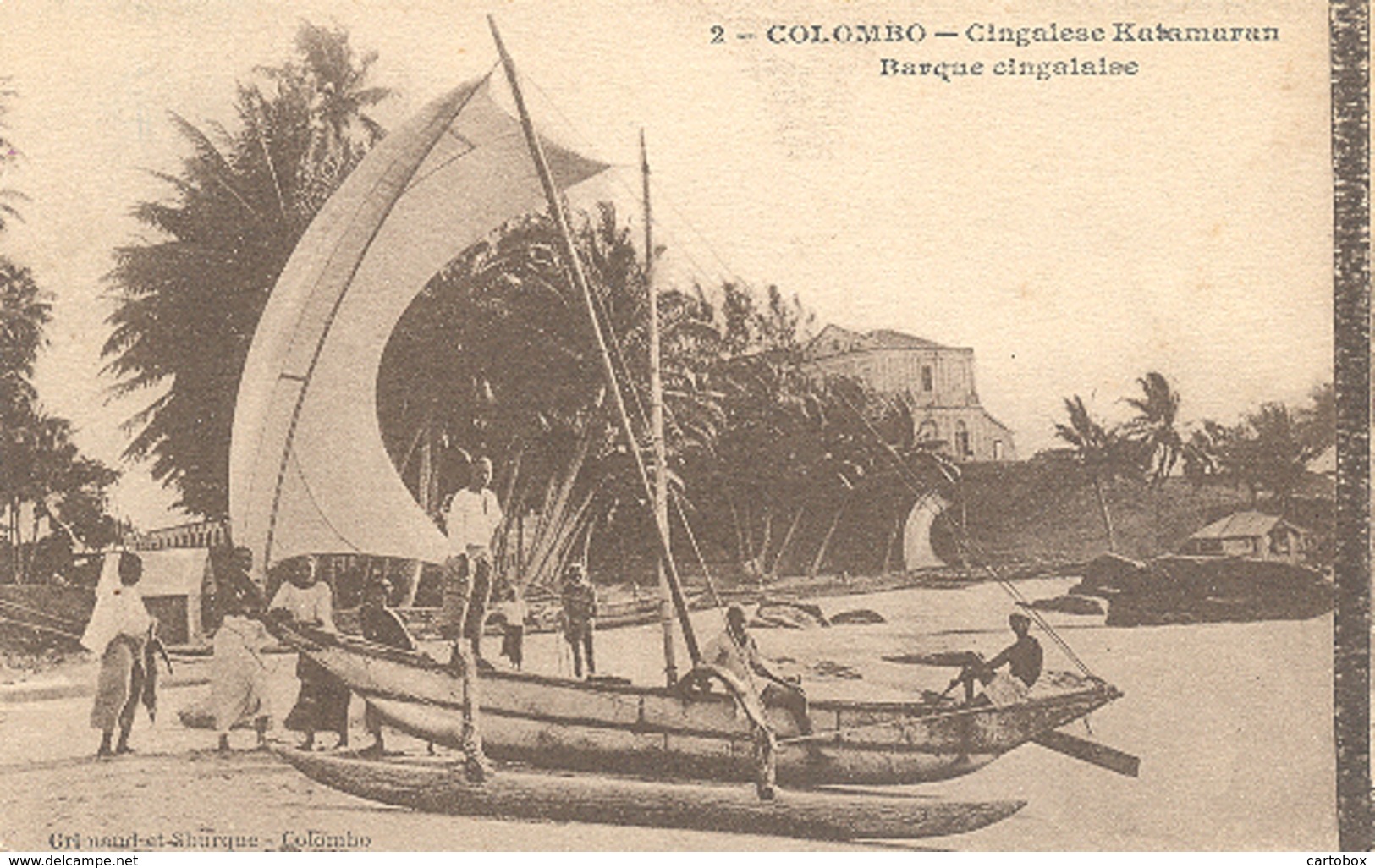 Ceylon, Colombo, Singalese Katamaran (Sri Lanka)  (Ceylan) - Sri Lanka (Ceylon)