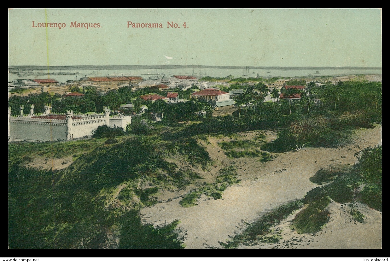 LOURENÇO MARQUES - Panorama Nº 4 ( Ed. J. Fernandes Moinhos) Carte Postale - Mozambico