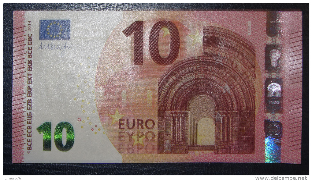 10 Euro U001I1 France Serie UA Charge 00  Draghi Perfect UNC - 10 Euro