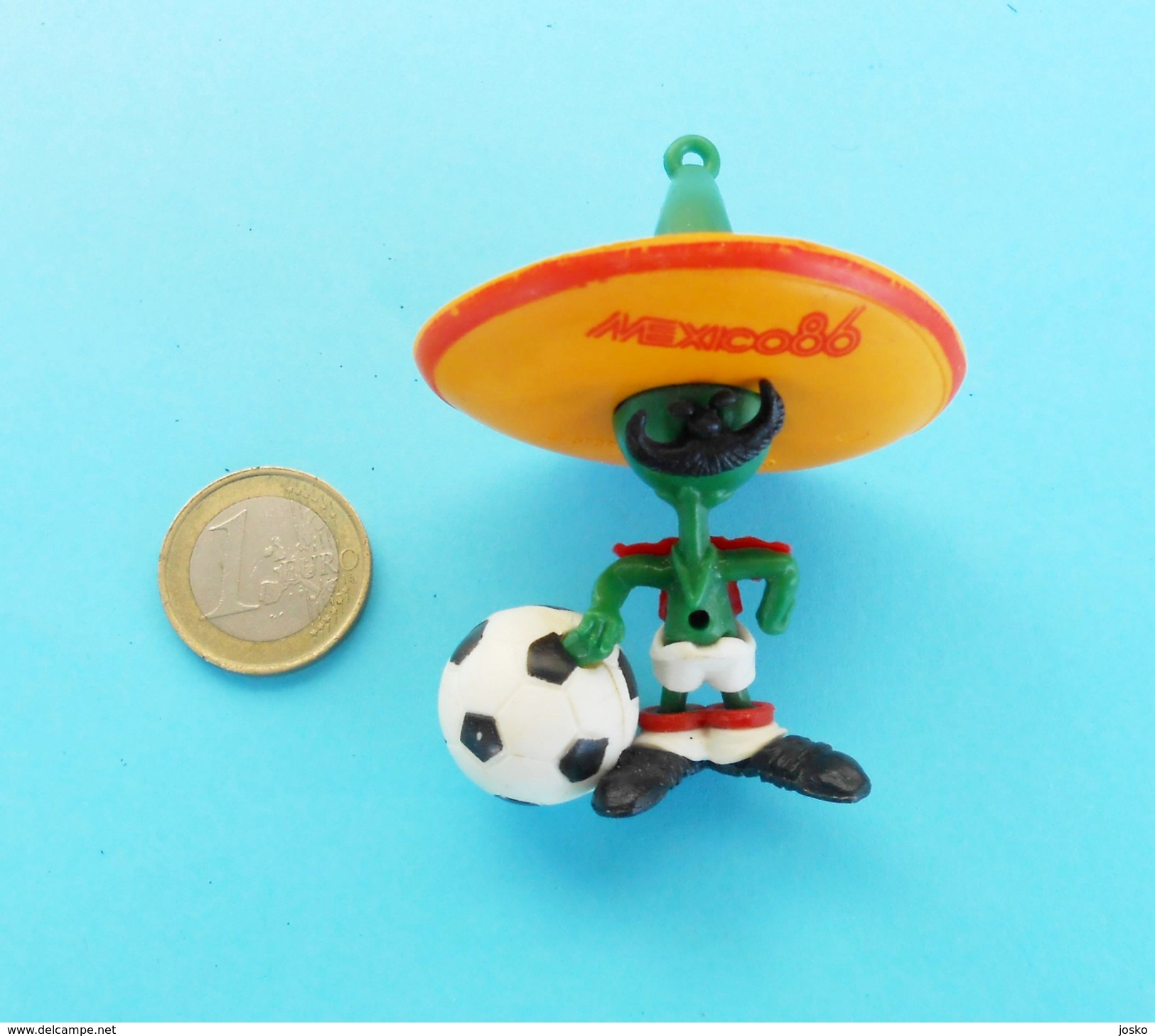 FIFA FOOTBALL WORLD CUP MEXICO '86. * MASCOT PIQUE Original Vintage Figurine Coupe Du Monde 1986. Fussball Soccer Futbol - Apparel, Souvenirs & Other