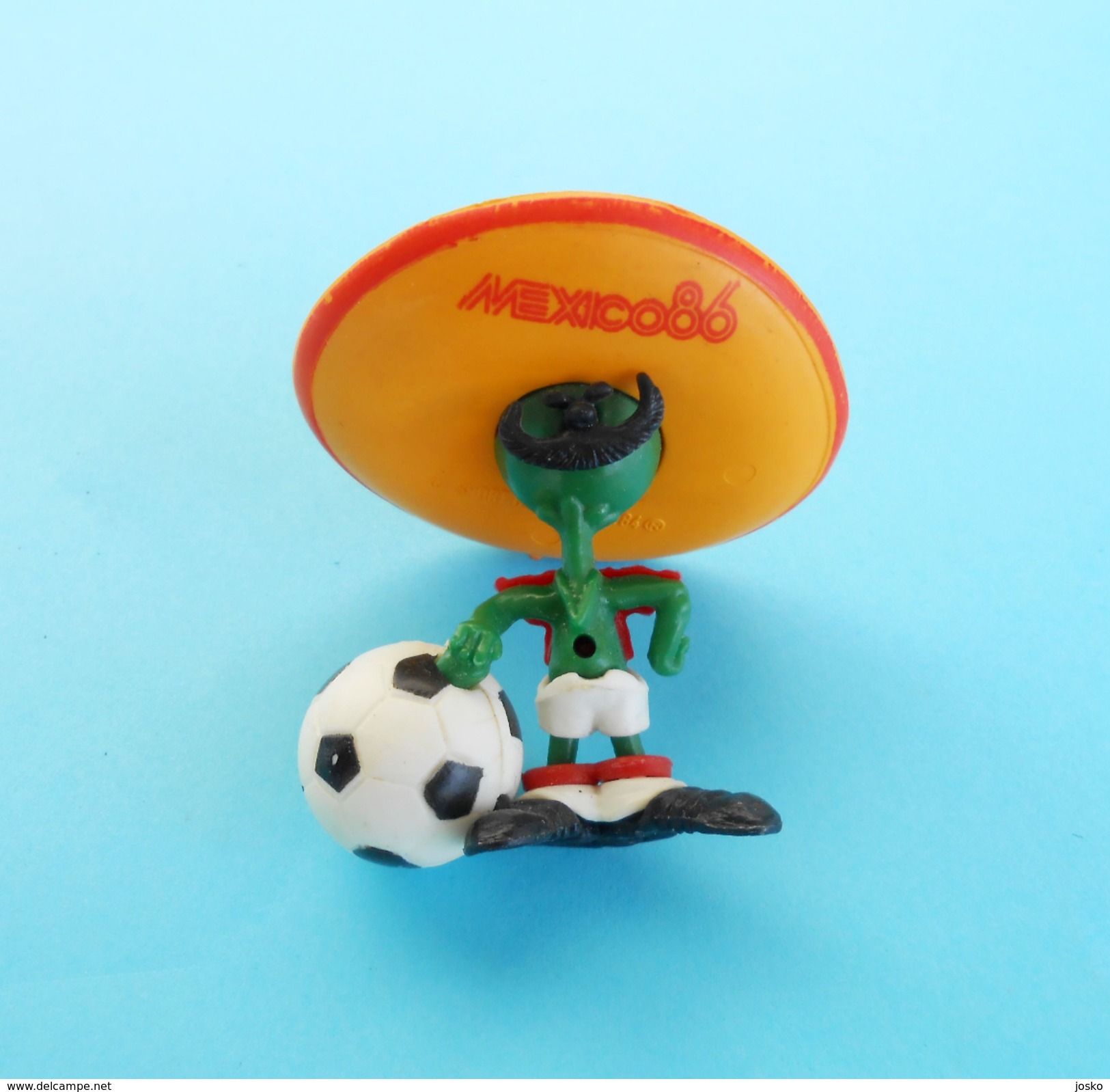 FIFA FOOTBALL WORLD CUP MEXICO '86. * MASCOT PIQUE Original Vintage Figurine Coupe Du Monde 1986. Fussball Soccer Futbol - Apparel, Souvenirs & Other