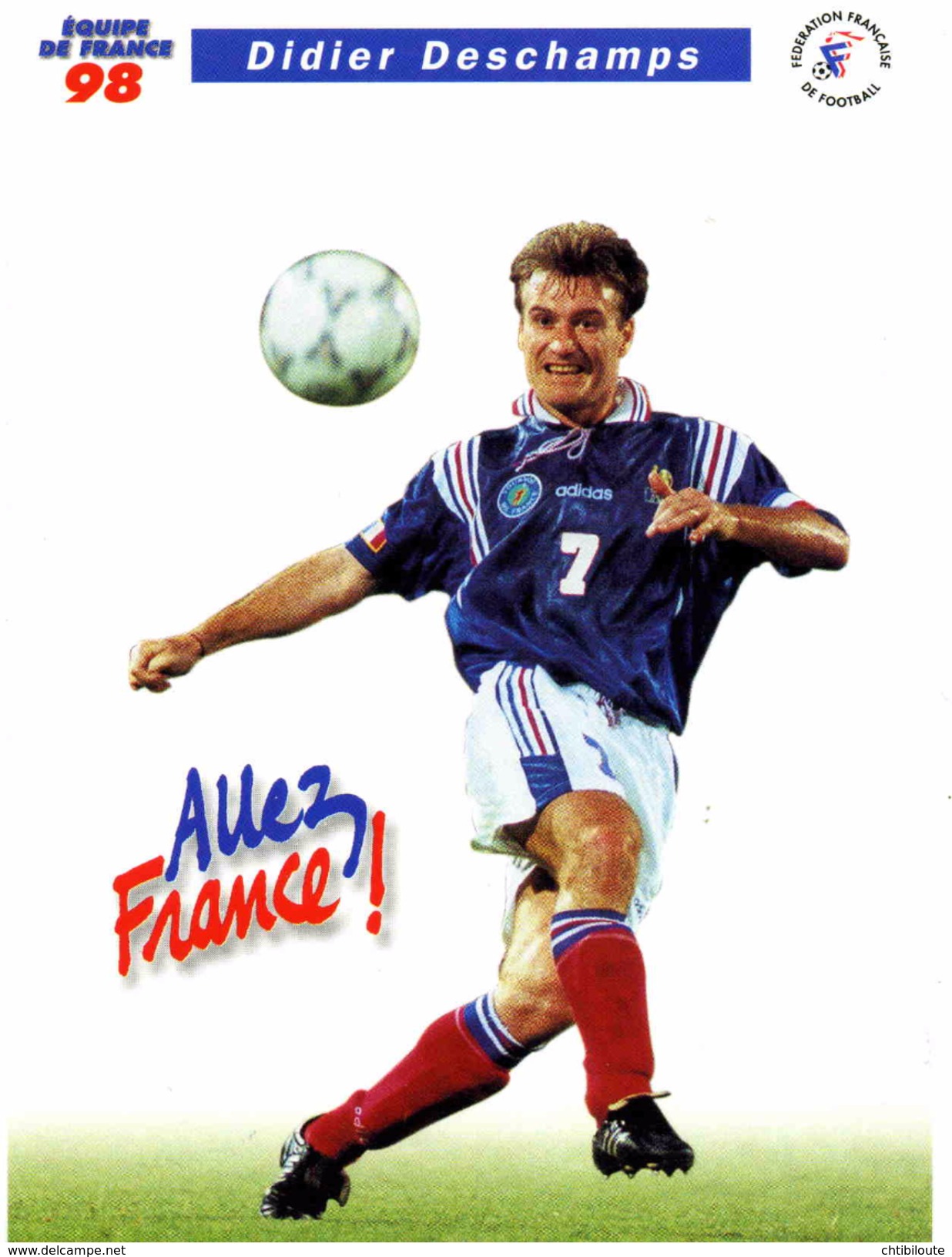 SPORTS FOOTBALL   L 44  / FRANCE  1998  / DESCHAMPS  CPM / CPSM  10 X 15 - Calcio