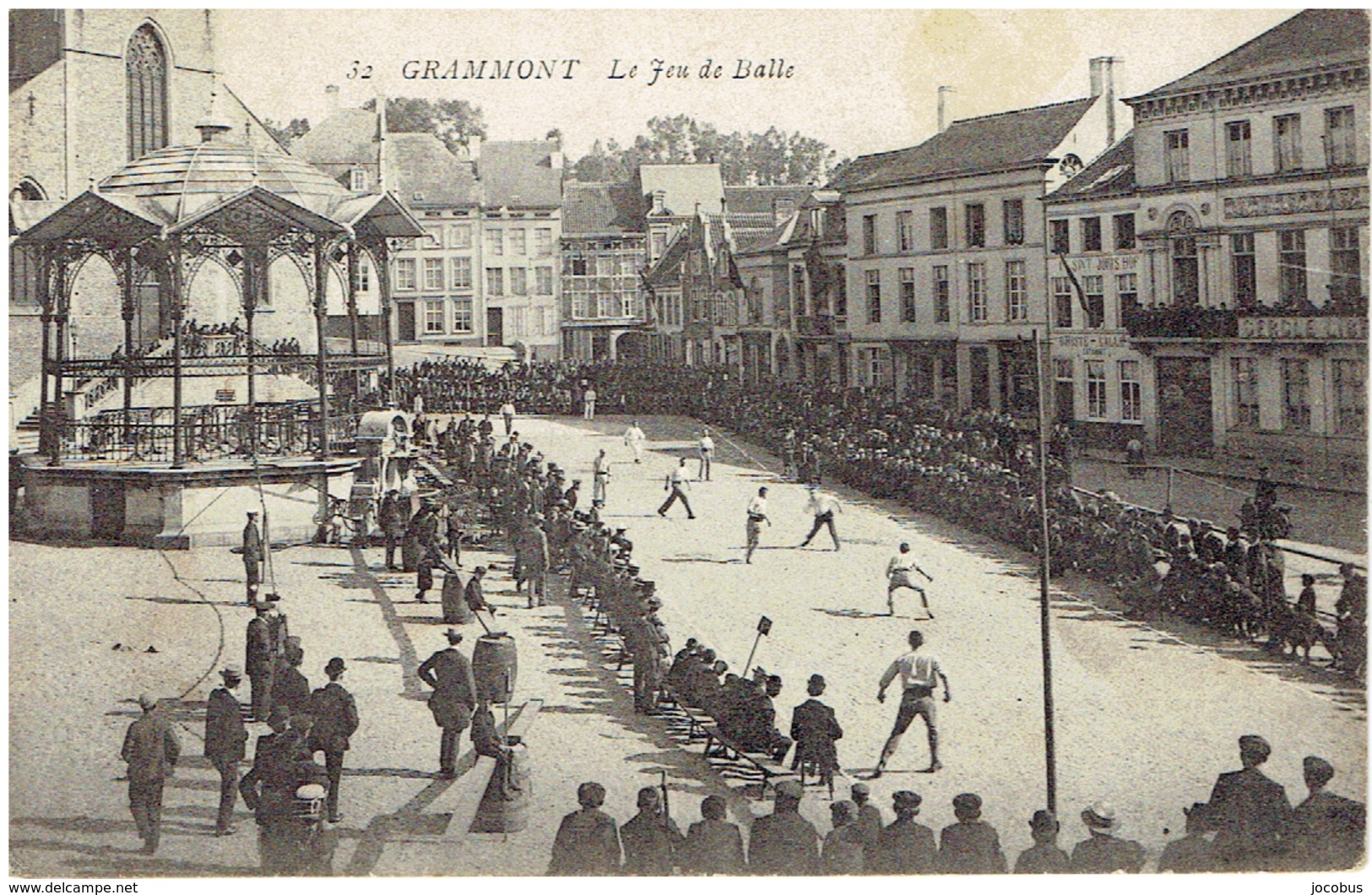 BALLE PELOTE GRAMMONT(GERAARDBERGEN) UITSTEKEN   RARE - Autres & Non Classés