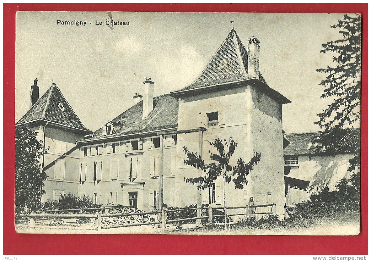 PRE-09 District De Morges Pampigny Le Château, Cachet 1909 - Morges