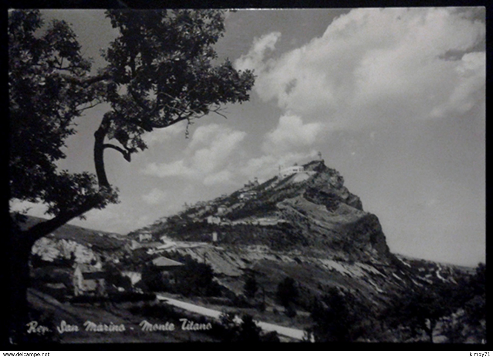 Rep. San Marino - Monte Titano, Cartolina Anni 50 - San Marino