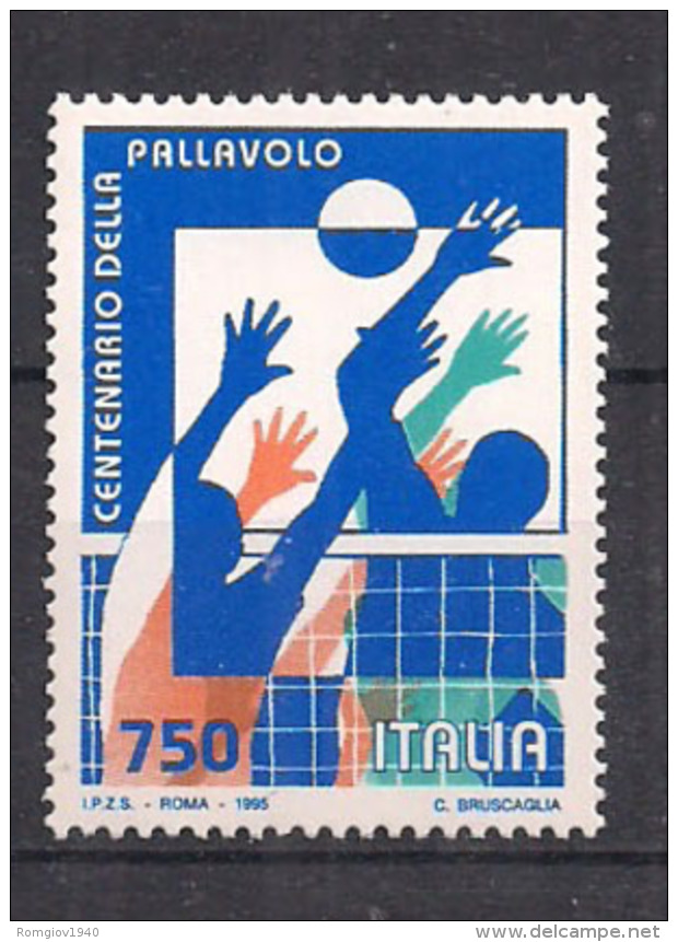 ITALIA  1995 PALLAVOLO SASS. 2165 MNH XF - 1991-00:  Nuovi