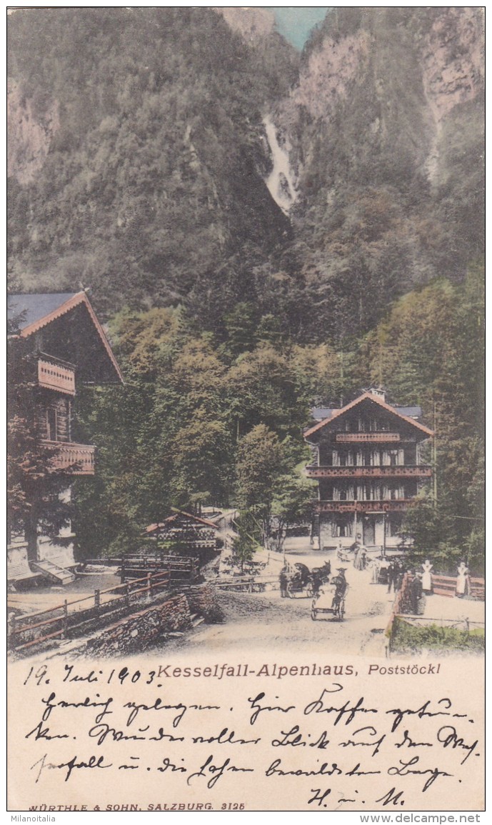 Kesselfall-Alpenhaus, Poststöckl (3125) * 19. Juli 1903 - Kaprun