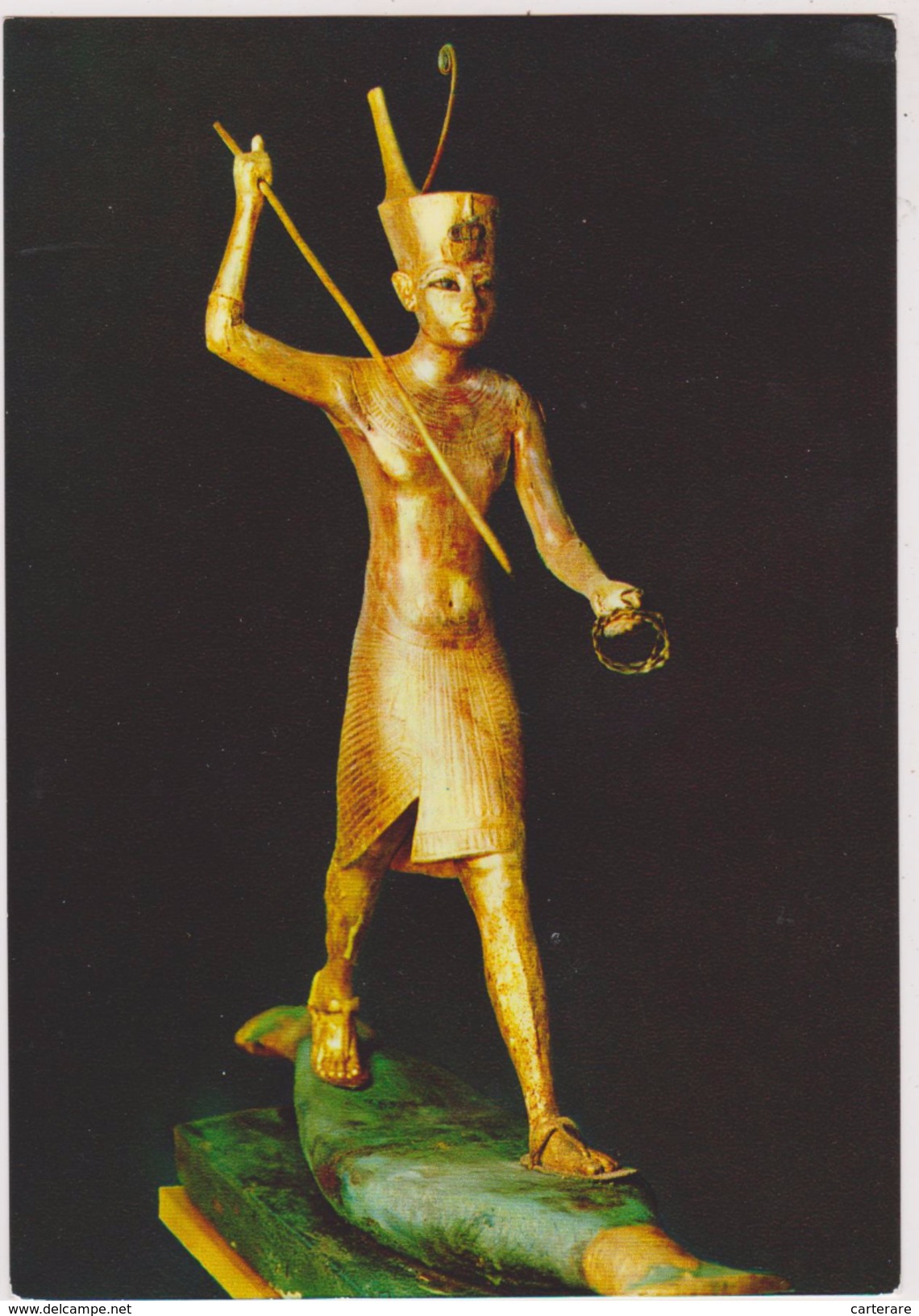 AFRIQUE,AFRICA,AFRIKA,égypte,EGYPT,cairo,caire,musée,museum,STATUE,OR,TUT ANKH AMUN - Cairo