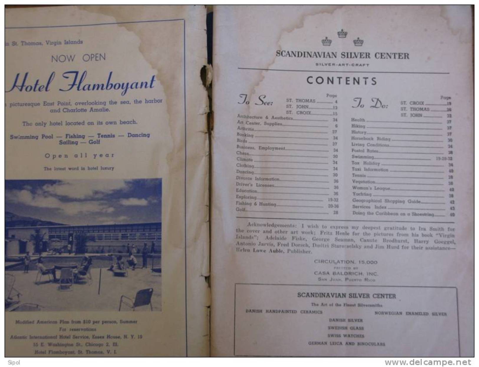 Welcome To The Virgin Islands What To See What To Do What To Buy St Thomas,StCroix, St John Summer 1951 - América Del Norte