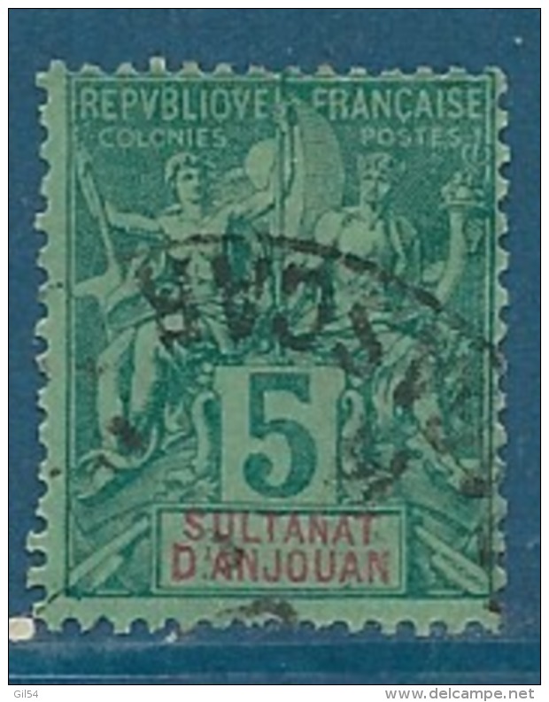 Anjouan  -   - Yvert N°  4 Oblitéré    -   Cw 13724 - Usati