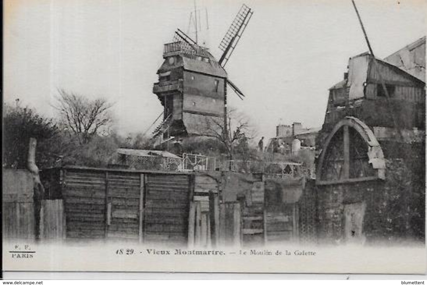 CPA Montmartre Paris XVIIIe Non Circulé Moulin - Distrito: 18