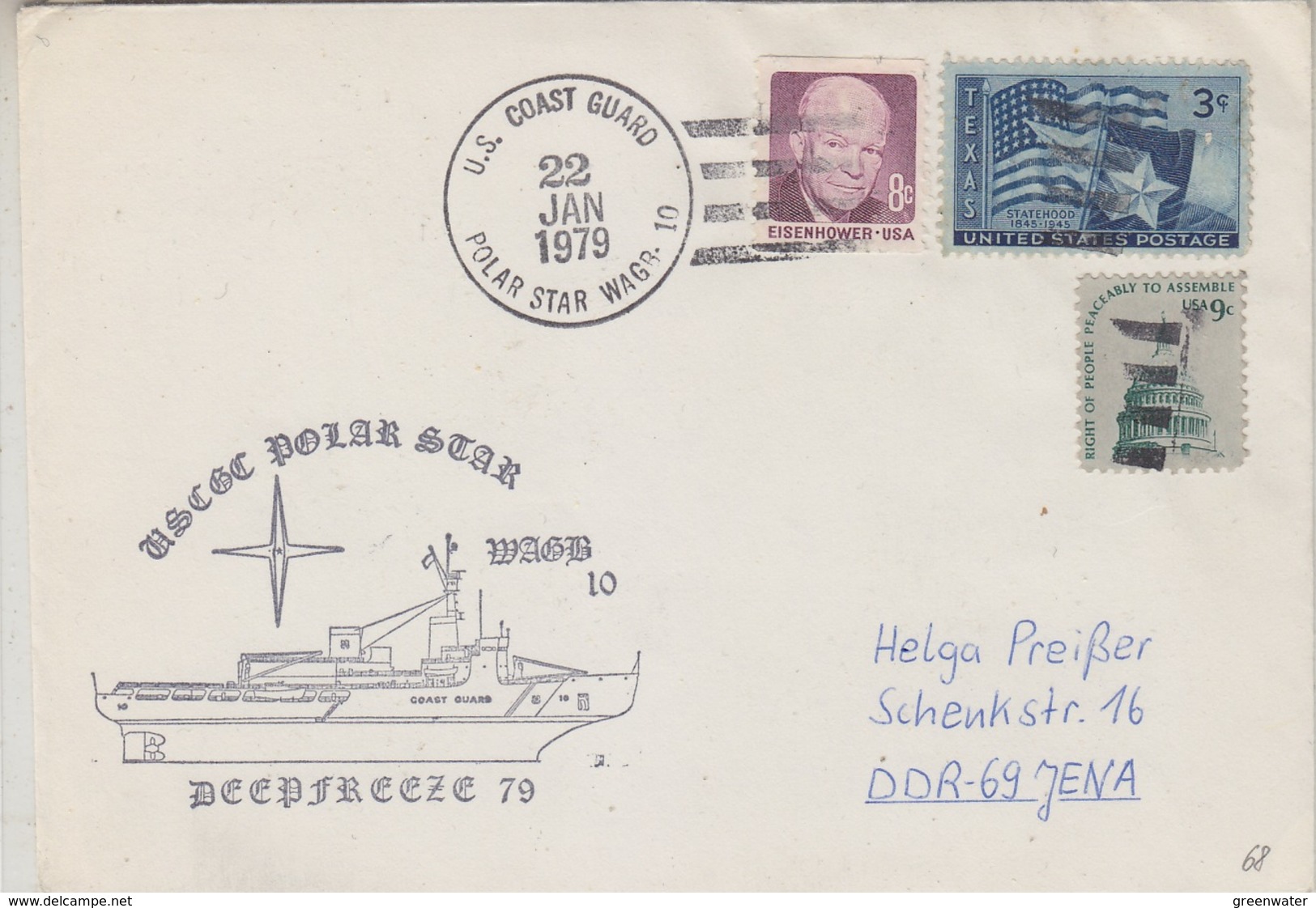 USA 1979 Deep Freeze 79 / Polar Star Cover (34219) - Barcos Polares Y Rompehielos