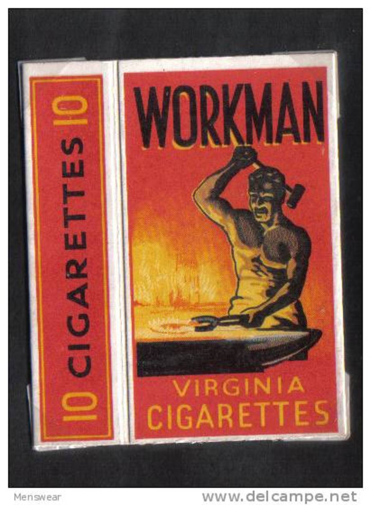 MALTA - WORKMAN  PACKET OF 10 CIGARETTES  MALTA  1940 - - Empty Cigarettes Boxes