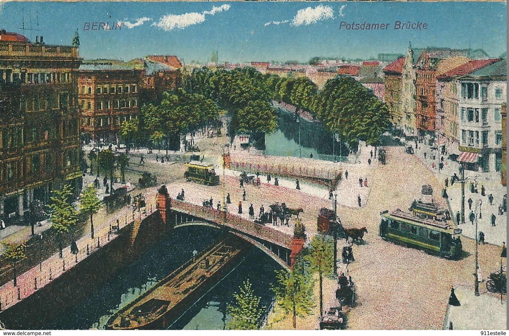 BERLIN  POTSDAMER BRUCKE (  Les TRAMWAYS ) - Buch