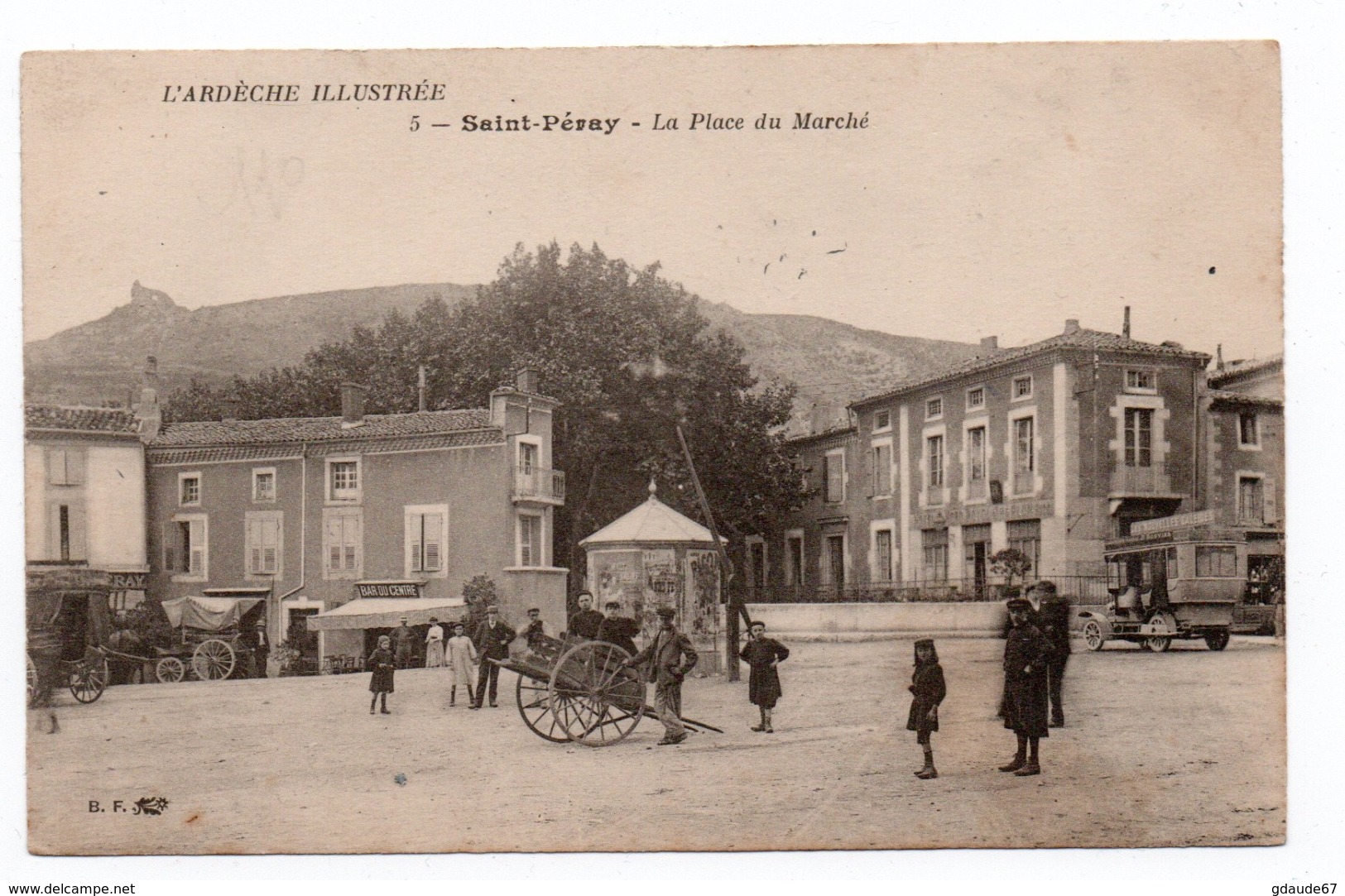 SAINT PERAY (07) - LA PLACE DU MARCHE - Saint Péray