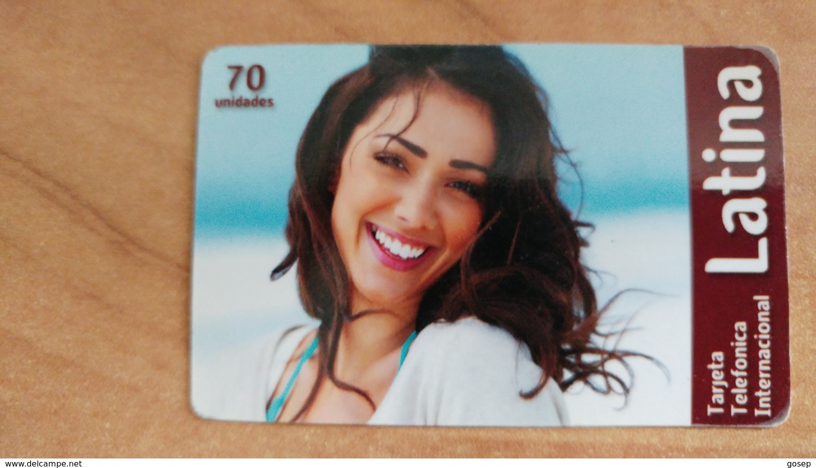 Israel-latina-(1)-tarjeta Telefonica International-(70unidades)--3/2013-used Card - Israel